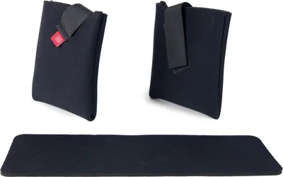 Image de FAHRER Kit anti-rayures de transport pour pédales et serrage de cadre, noir (1 kit)