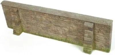 Productafbeelding van Modelbouwset Stadsmuur Normandië 1/35 - Diorama Decoratie 24 x 7 cm