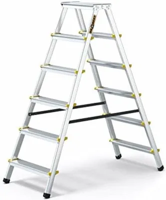 Produktbild von Hausschuheit 6 Stufen - Küchenstufenleiter 6 Stufen - Stufenleiter mit 6 Stufen