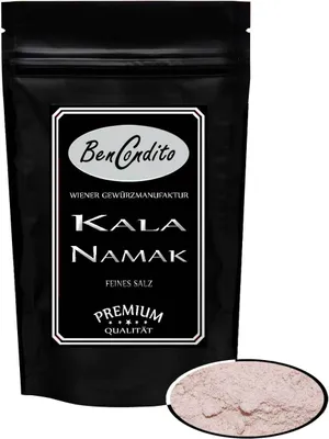 Produktbild von Kala Namak Salz , gemahlen 500g