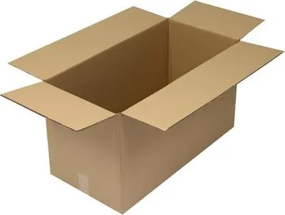 Produktbild von Faltkarton 2-wellig Maße 785x385x425 mm Qualität 2.35BC braun TRANSPAK