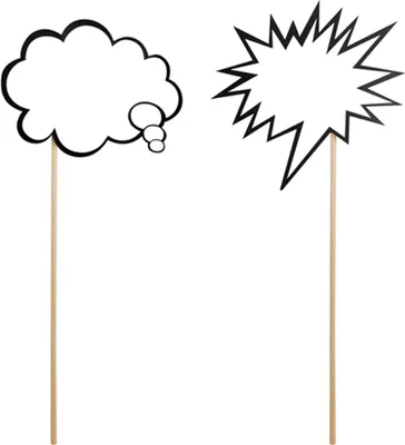 Produktbild von Partydeco - Party - Gag Comic Sprechblasen