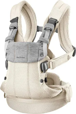 A baby carrier is shown against a white background.