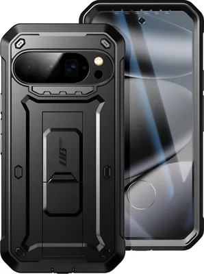Produktbild von Supcase, Hülle 360° für Pixel 10 Pro Supcase Unicorn Beetle Pro mit Ständer, Schwarz