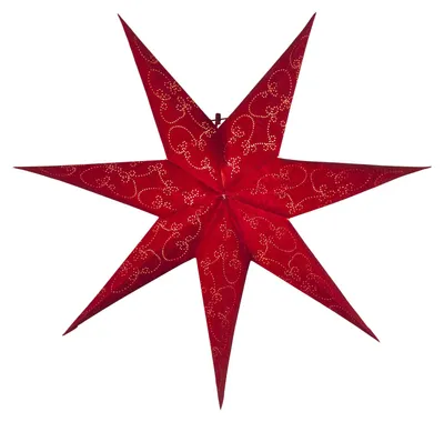 Zdjęcie produktu dla Star Trading 501-19, Lekka ozdoba, Czerwony, 630 mm, 630 mm, 150 mm, 1 szt.