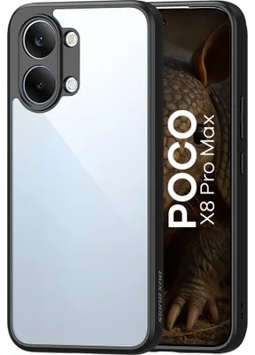 Produktbild von Handyhülle für Xiaomi POCO X8 Pro Max, Dux Ducis Aimo, Transparent mit schwarzen Rahmen