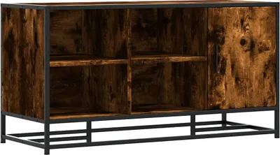 Produktbild von Schuhbank Räuchereiche 100x40x53,5 cm Holzwerkstoff und Metall
