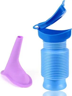 Zusammenklappbares Urinal 750 ml, tragbar, für Camping & Reisen
