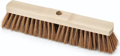 Produktbild von Nölle Besen Kokos Länge 500mm 5Reihen mit Stielloch Sattelholz - 231200