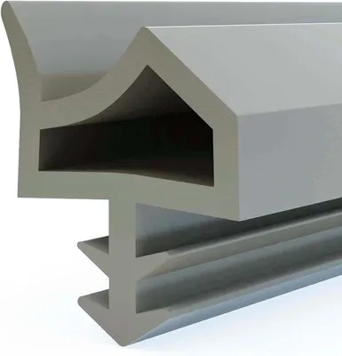 Produktbild von Dichtungsband Türdichtung, Gummidichtung für Türrahmen, Flügelrestdichtung, Zimmertürdichtung für Türen und Fenster, 5 m, grau