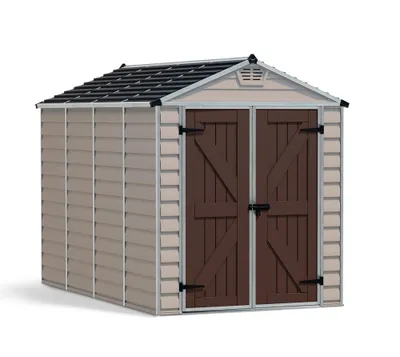 Produktbild von Palram - Canopia Kunststoff Gerätehaus Skylight 610 Braun 302x185x217 cm