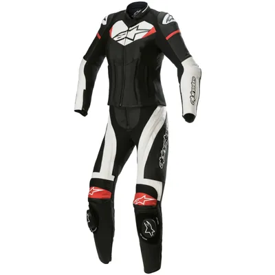 Produktbild von Alpinestars Stella GP Plus 2tlg. Lederkombi Damen schwarz / weiss / hellrot 48