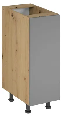 Obrázek produktu pro Dolní jednodveřová skříňka VALEN - šířka 30 cm, dub artisan / šedobéžová
