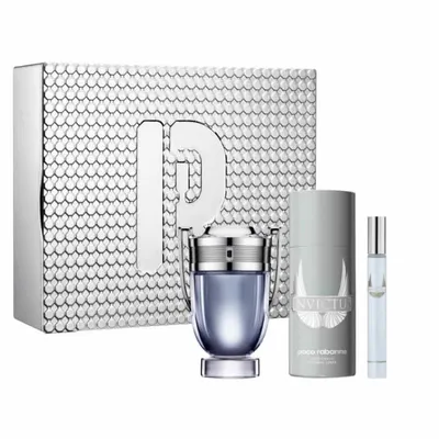 Zdjęcie produktu dla Paco Rabanne Invictus woda toaletowa spray 100ml zestaw 3 szt