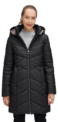 Obrázok produktu pre Dámska outdoorová bunda Betty Barclay, veľkosť 36, čierna, s odnímateľnou kapucňou