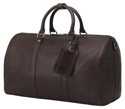 Produktbild von Kompakte Leder-Wochenendtasche für leichtes Reisen