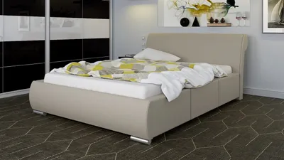 Produktbild von Polsterbett Bett Doppelbett BALDO 200x200cm inkl.Bettkasten