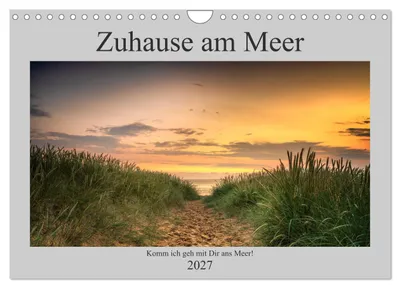 Zdjęcie produktu dla W domu nad morzem (kalendarz ścienny 2027, format A4, poziomy), kalendarz miesięczny CALVENDO
