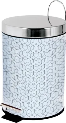 Produktbild von MSV Kosmetikeimer "Mosaik"" Mülleimer Treteimer Abfalleimer - 3 Liter – mit herausnehmbaren Inneneimer