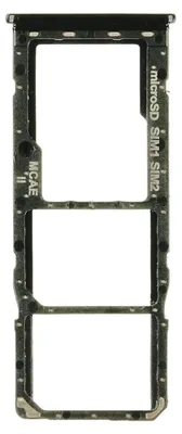 Produktbild von Samsung Galaxy M30s (SM-M307F) Sim Karten Halter Tray Fach (Black), Schwarz