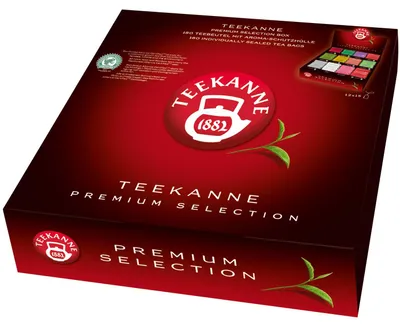 Image de Coffret assortiment Teekanne Gastro Premium, 12 variétés, mélange de tisanes, boîte de 180 sachets de thé