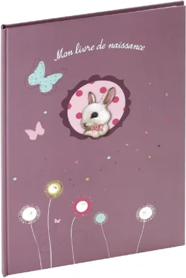 Image de Panodia Journal de bébé Foxy violet texte français format A4