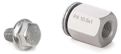 Produktbild von Qeridoo Polygonadapter silber, Größe:M12x1.25