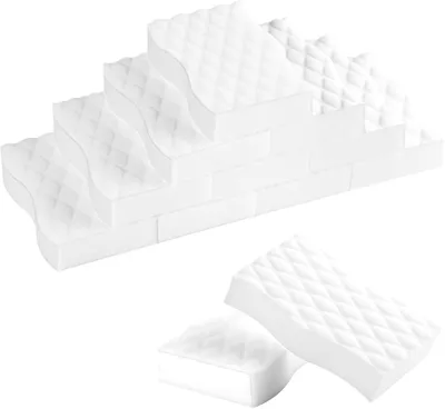 Imagen del producto de Esponjas para la cocina, 18 unidades, 9,7 x 6,5 x 2 cm, para uso doméstico y limpieza