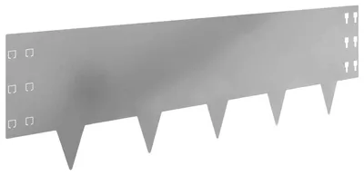 Obrázok produktu pre vidaXL Ohraničenie trávnika, 10 ks, 100 x 30 cm, oceľ, strieborná