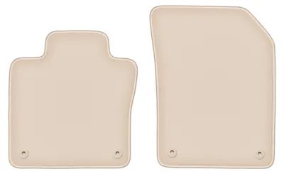Produktbild von DURBAN Beige Velours-Fußmatten vorne für Volvo XC60 II SUV (2017-)