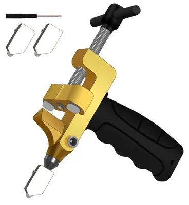 Productafbeelding van 2-in-1 Professionele glas snijset met 2 snijkoppen