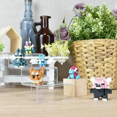 Produktbild von 6-teiliges Brick-Figuren-Set – BANDAI – NANOBLOCK – Pokémon-Packung vom Typ Normal