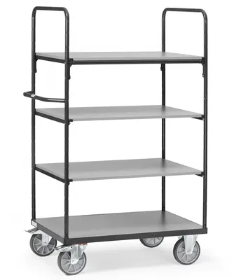 Produktbild von Fetra Etagenwagen mit 4 Böden LxB 1000 x 600 mm 600 kg - Grey Edition