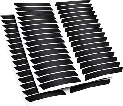 Productafbeelding van Fietsreflectorstickers, 64 stuks reflecterende fietsvelgenstickers, zelfklevende reflectorstickers, voor velgen van 26 inch