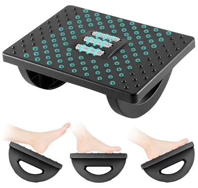 Image de Support de pieds ergonomique réglable avec massage des pieds