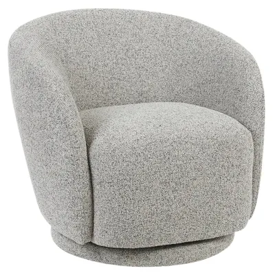 Zdjęcie produktu dla HOMLA Fotel MARVELLO obrotowy zimnoszary 76x73x66 cm