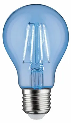 Productafbeelding van LED Fil blau AGL 2,2W E27 klarglas 230V