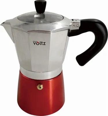 Obrázok produktu pre Kubnsky kvovar Oliver Voltz OV51173H6, 6 lok, 300 ml, hlink, nerezov oce/erven