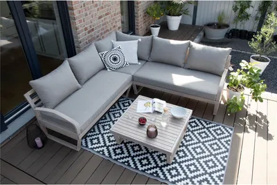 Produktbild von Eck-Lounge bellavista - Home & Garden Jersey ink. Auflagen