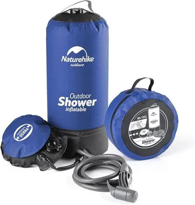 Productafbeelding van Draagbare Camping Douchetas Mobiele Buitendouche met Voelpomp 11L voor Kamperen en Reizen