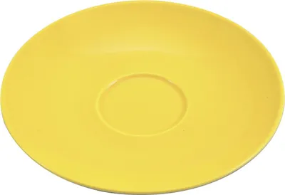 Produktbild von Ritzenhoff & Breker Doppio Untere, Untertasse, Unter Tasse, Unterteller, Porzellan, Sonnengelb, Ø 16 cm, 565102