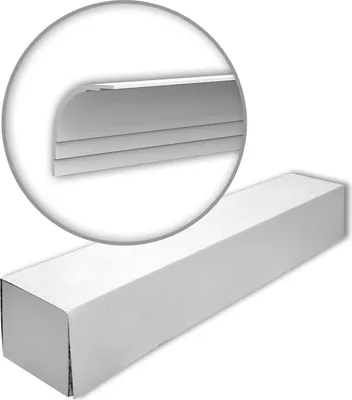 Immagine prodotto di Profhome 650243-box Modanature angolari 1 box SET con 4 modanature per soffitto | 8 m