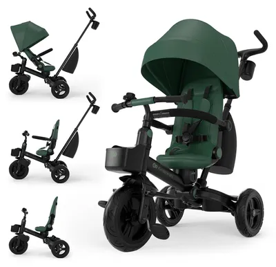 Zdjęcie produktu dla Kinderkraft Rower trójkołowy AVEO 2 PRO zielony regulowane siedzisko