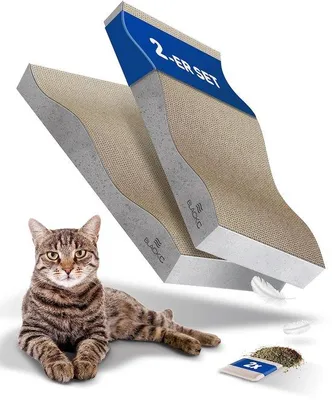 Immagine prodotto di Grattatoi per gatti, XXL, grandi, robusti, di alta qualità, 58 x 27 x 6,5 cm
