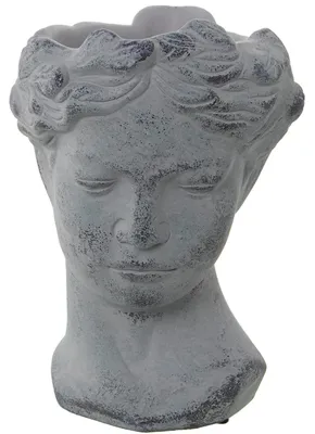 Produktbild von DRW Krug für den Schreibtisch aus Keramik in Grautönen, 20 x 28 cm