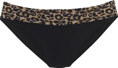 Produktbild von VIVANCE Bikini-Hose Thora schwarz nougat bedruckt Größe 42