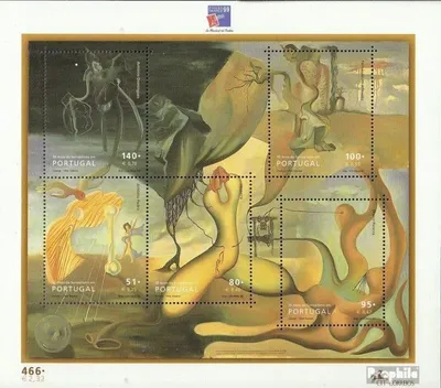 Produktbild von Briefmarken Portugal 1999 Mi Block153 (kompl.Ausg.) postfrisch 50 Jahre Surrealismus