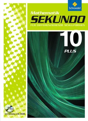 Image de Sekundo 10 Plus. Schulbuch mit CD-ROM. Mathematik für differenzierende Schulformen