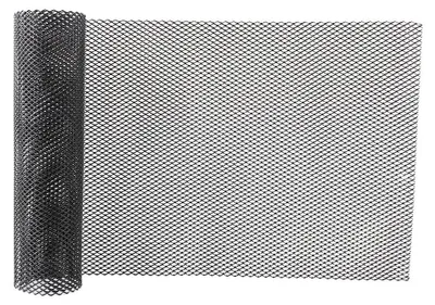 Zdjęcie produktu dla Siatka do przedniego zderzaka samochodowego z stopu aluminium, 4 x 8 mm, o rombowym wzorze, uniwersalna