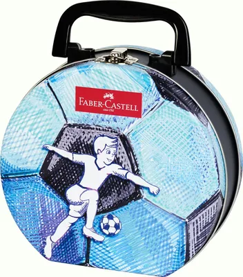 Produktbild von FABER-CASTELL Filzstift Connector Fußballkoffer